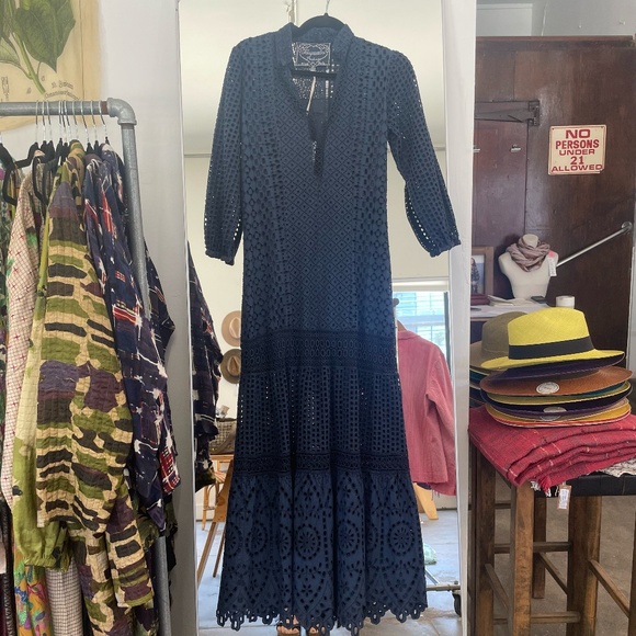 Temptation Positano Adda Maxi Dress in Navy - Picture 1 of 2